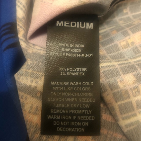 Miami Beach Men’s Medium Casual Dress Shirt.  NWT - Picture 3 of 7